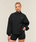College Crest Graphic Track Jacket - Black — imagem 1