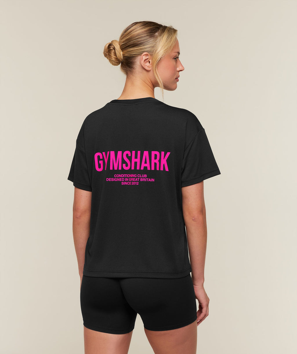 Conditioning Club Oversized Short Sleeve T-Shirt - Black — imagem 2