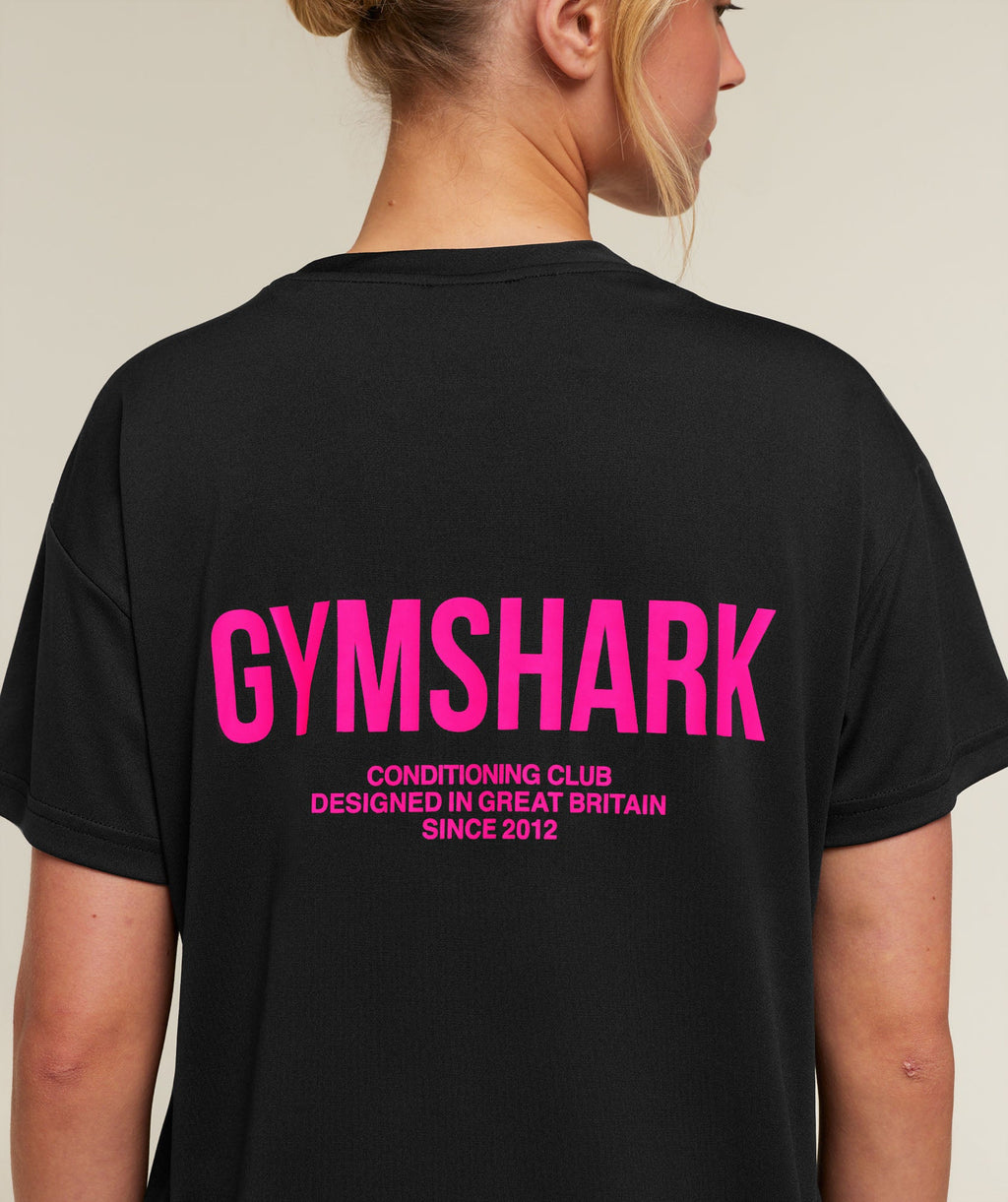 Conditioning Club Oversized Short Sleeve T-Shirt - Black — imagem 5