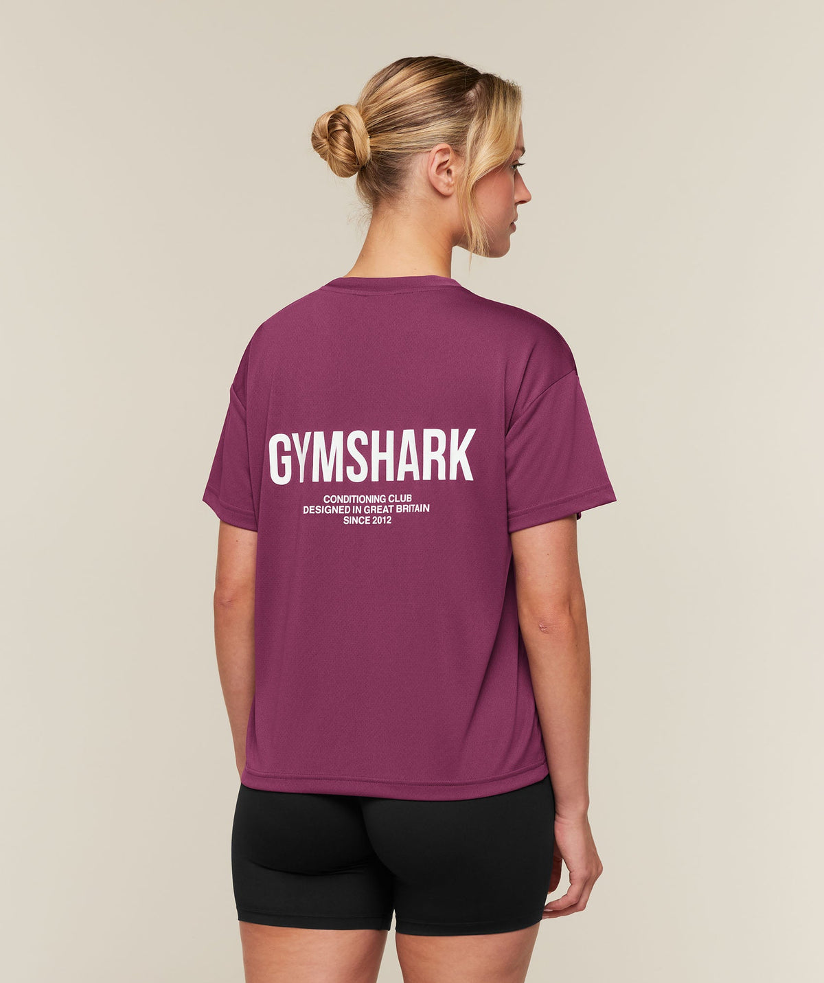 Conditioning Club Oversized Short Sleeve T-Shirt - Strength Pink — imagem 1