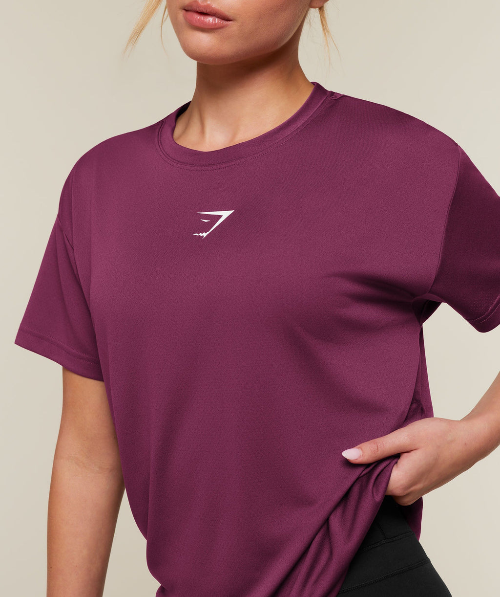 Conditioning Club Oversized Short Sleeve T-Shirt - Strength Pink — imagem 6