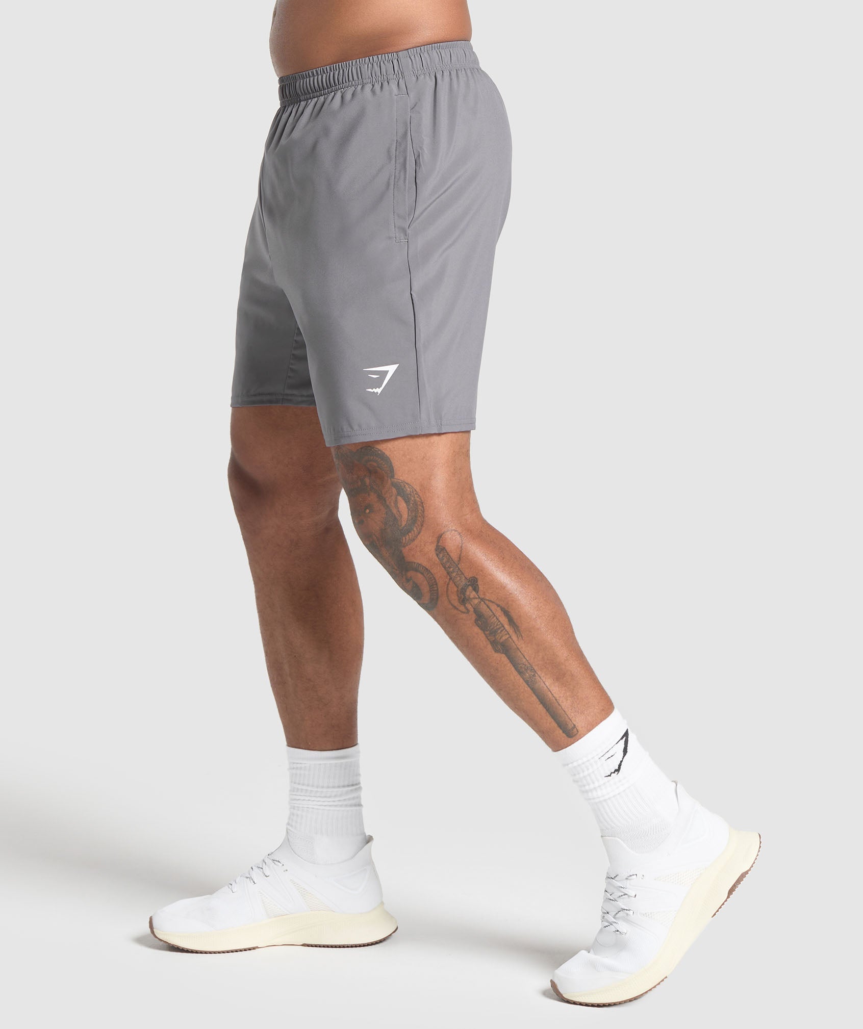 Fitness Apparel 7" Shorts - Brushed Grey — imagem 5