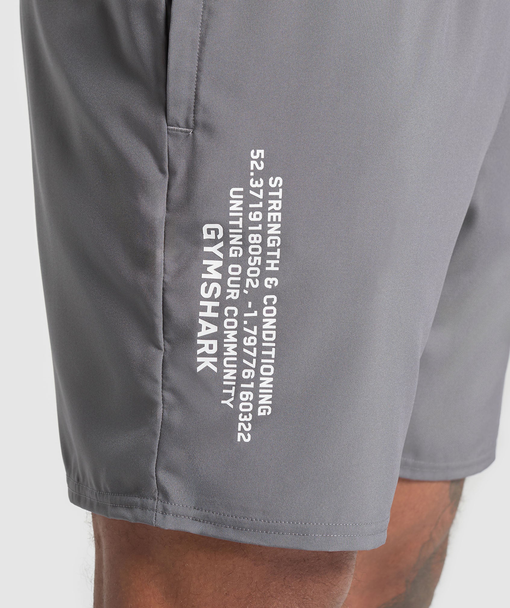 Fitness Apparel 7" Shorts - Brushed Grey — imagem 2