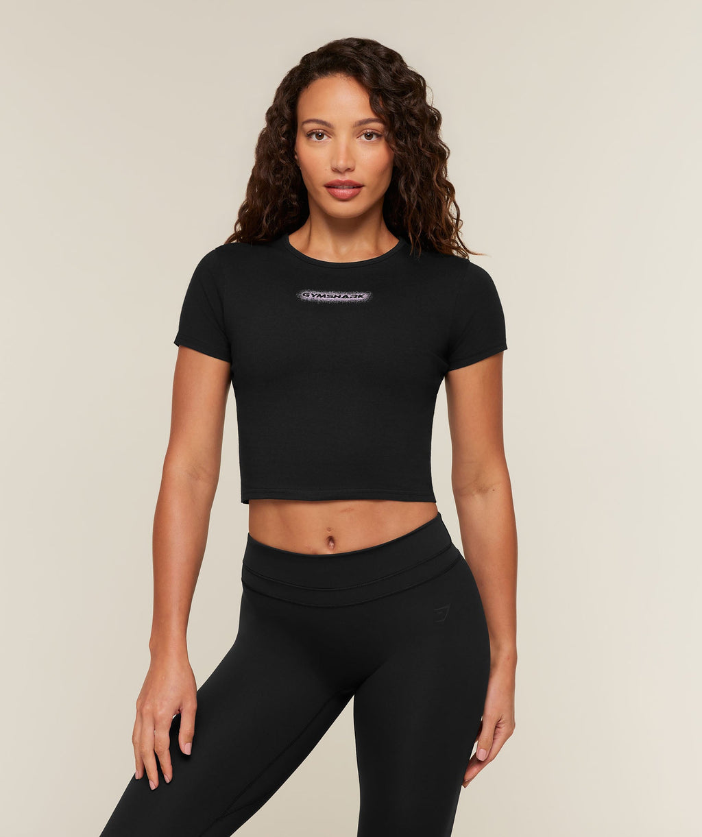 For The Ones Who Show Up Graphic Baby Tee - Black — imagem 1