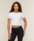 For The Ones Who Show Up Graphic Baby Tee - White — imagem 1