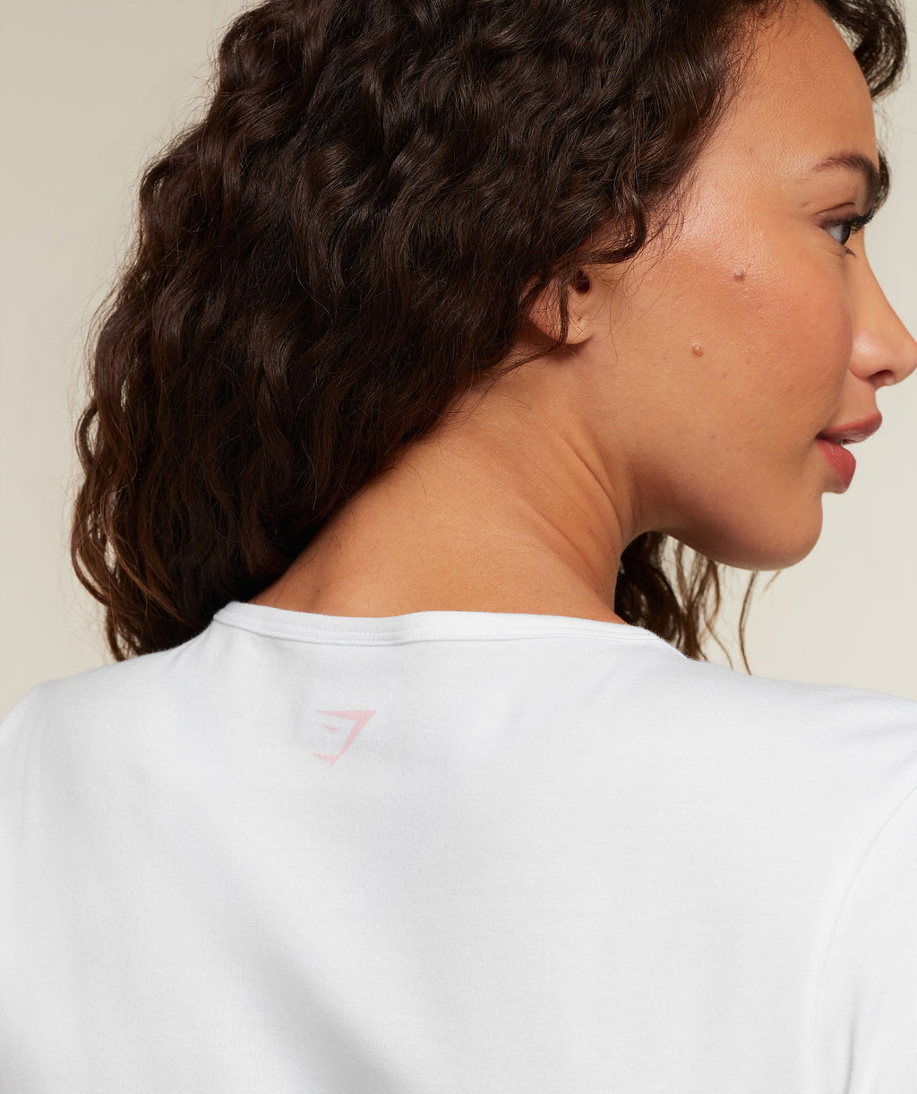 For The Ones Who Show Up Graphic Baby Tee - White — imagem 6