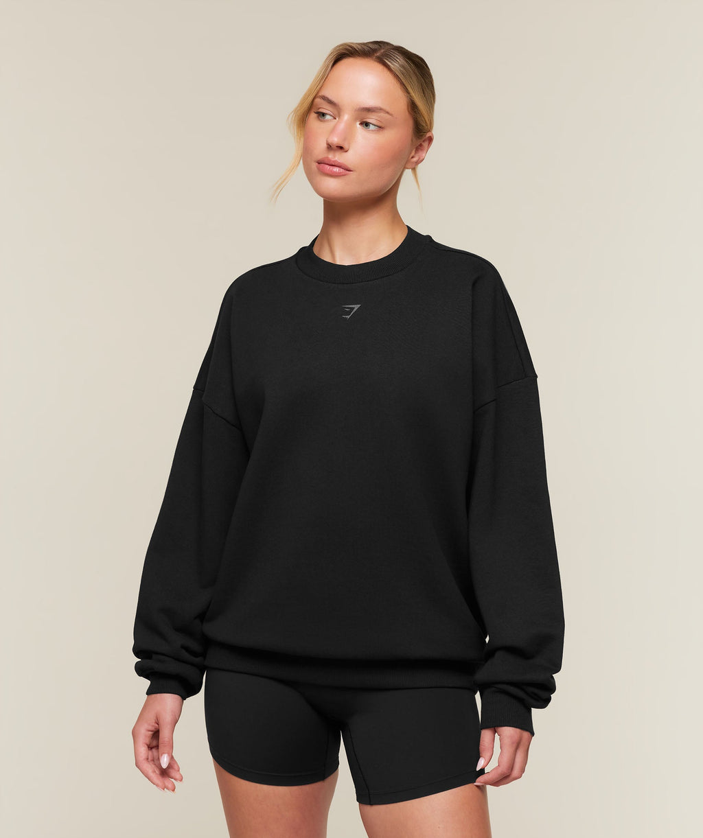 For The Ones Who Show Up Graphic Sweatshirt - Black — imagem 1