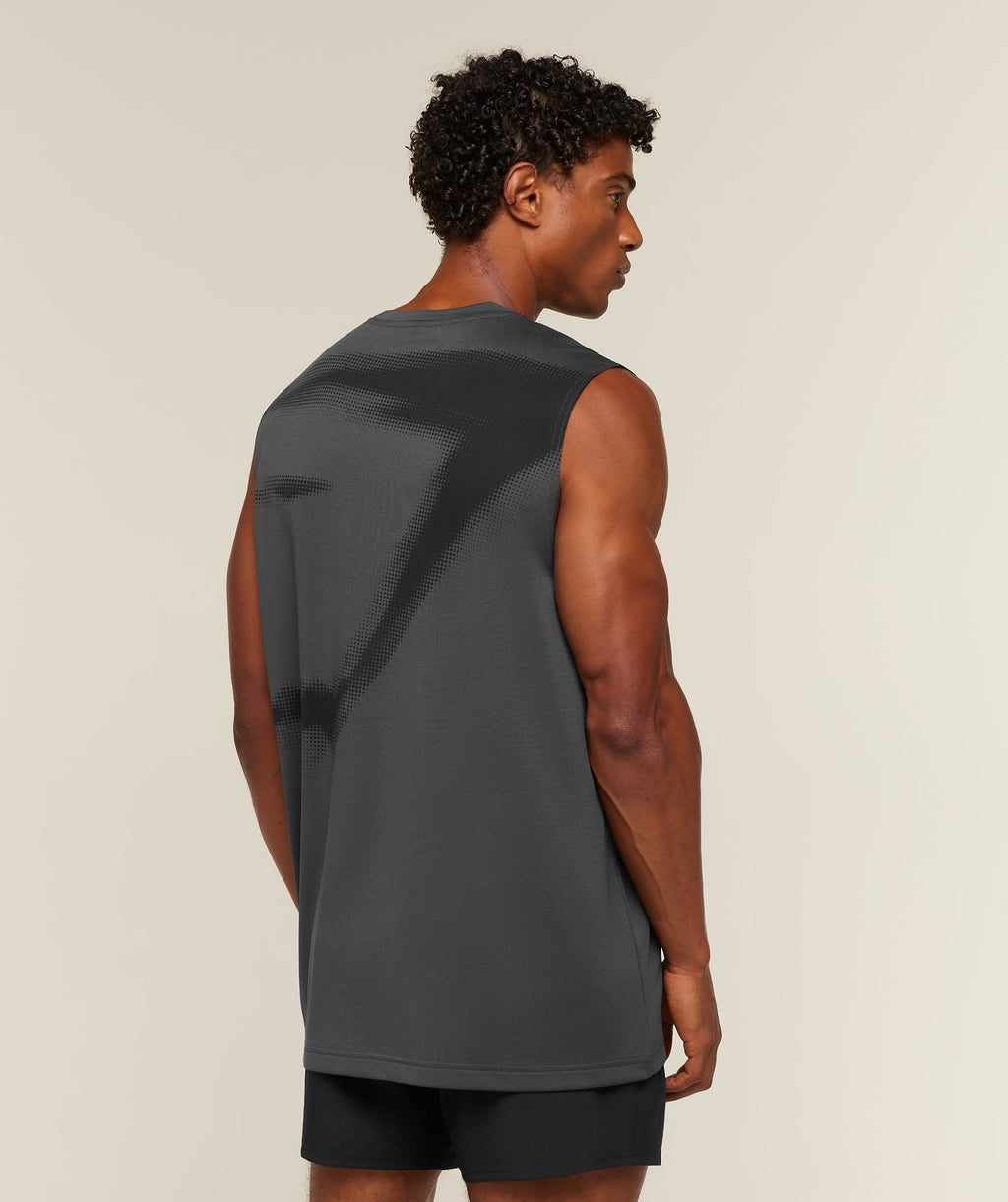 Motion Blur Graphic Tank - Onyx Grey — imagem 2