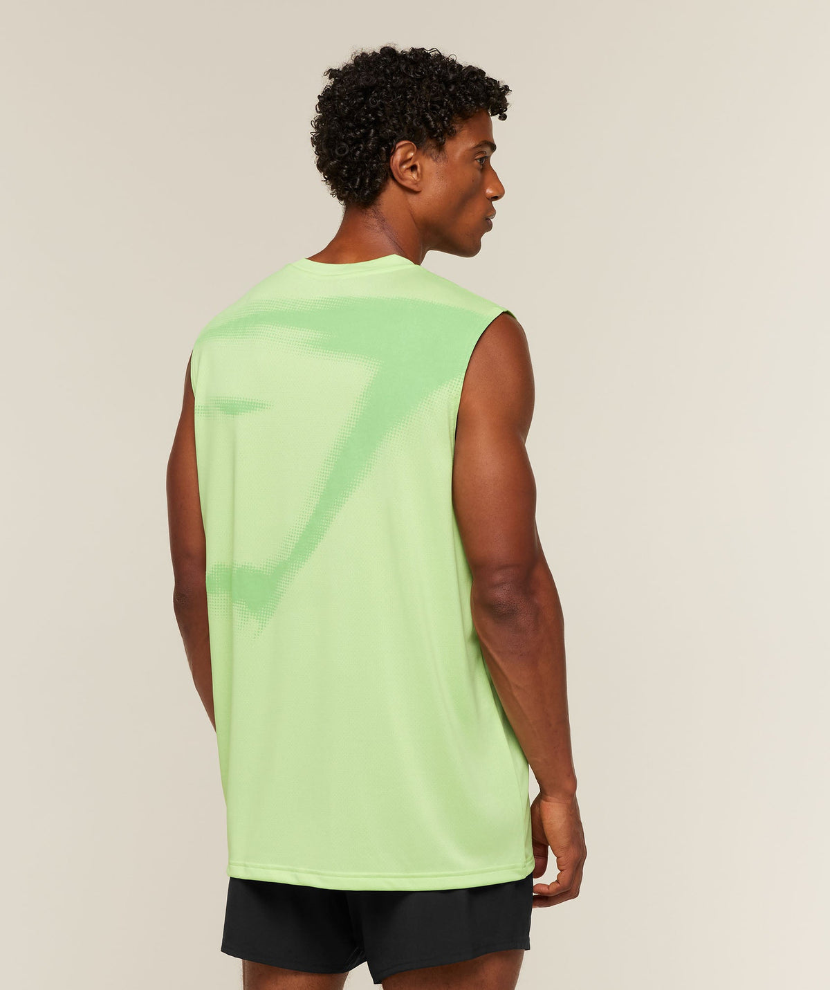 Motion Blur Graphic Tank - Pace Green — imagem 1