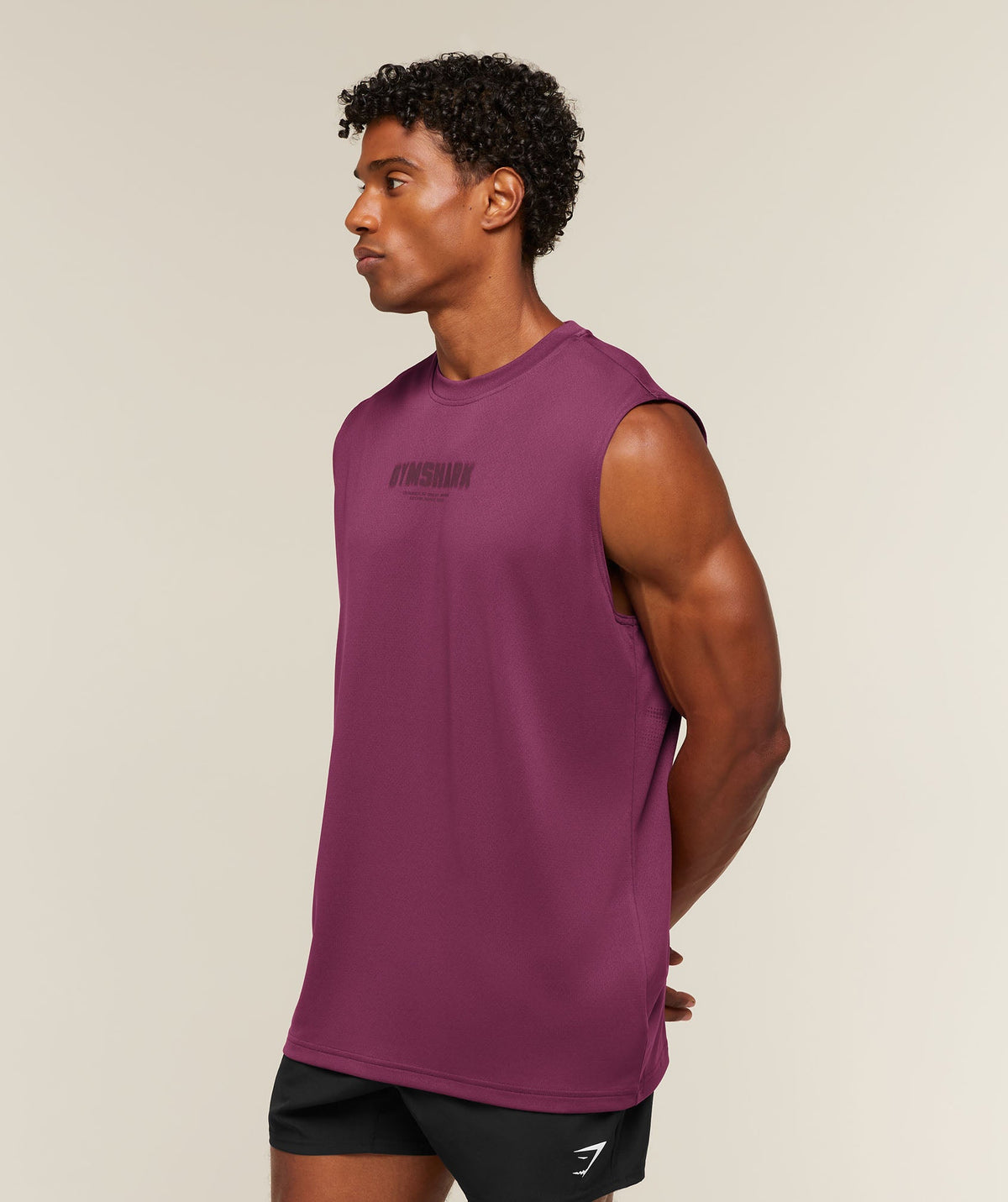 Motion Blur Graphic Tank - Strength Pink — imagem 3