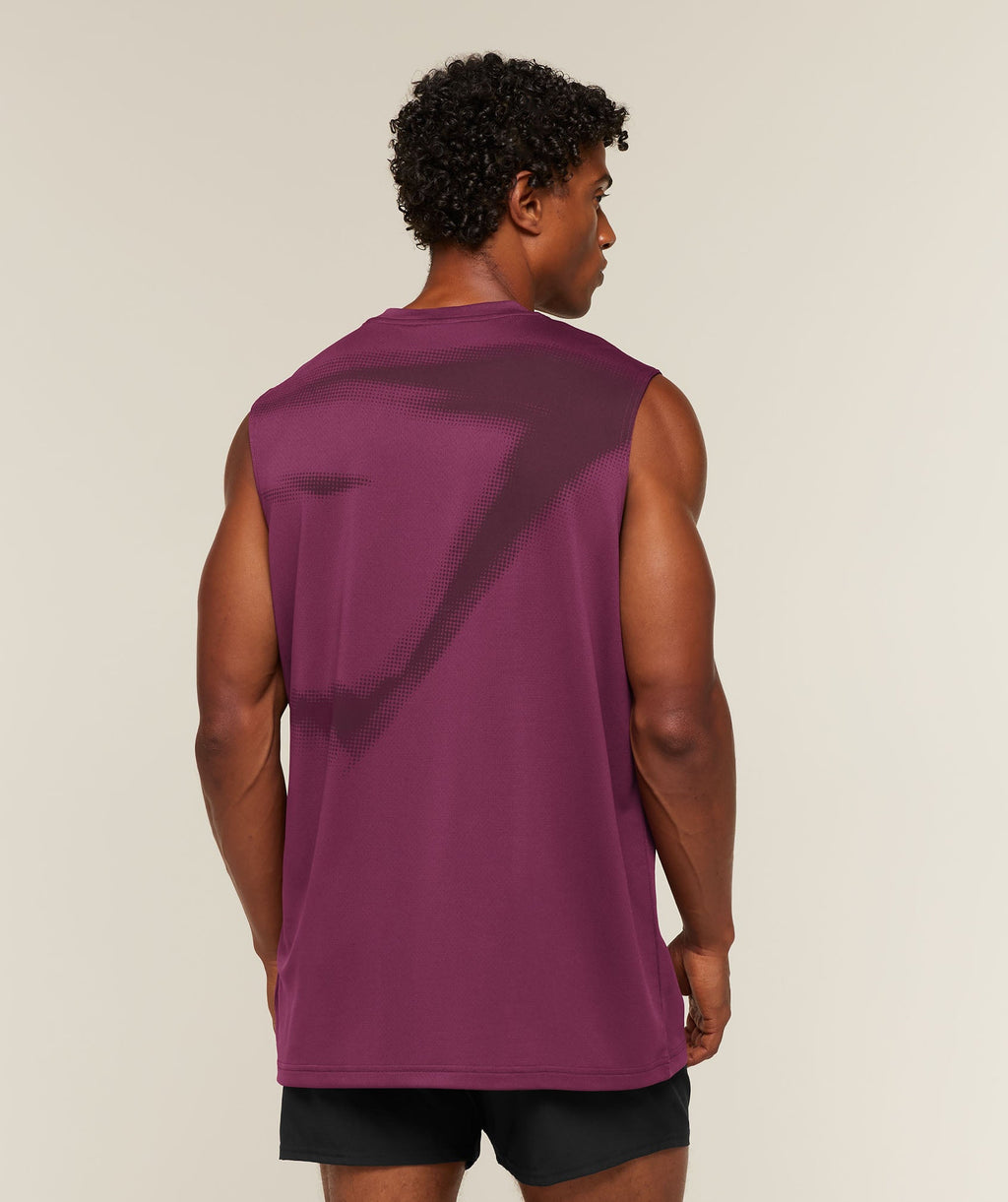 Motion Blur Graphic Tank - Strength Pink — imagem 2