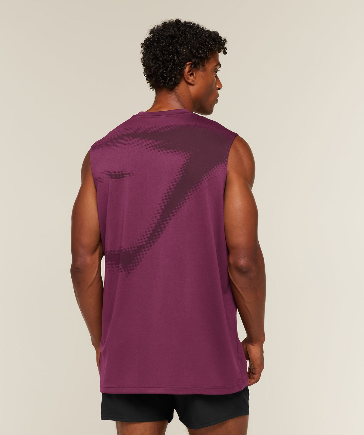 Motion Blur Graphic Tank - Strength Pink — imagem 2