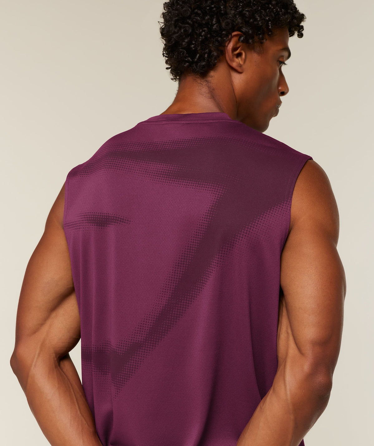 Motion Blur Graphic Tank - Strength Pink — imagem 4