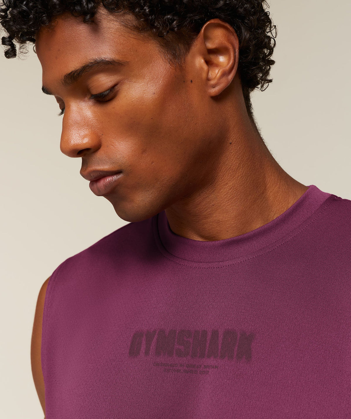 Motion Blur Graphic Tank - Strength Pink — imagem 5