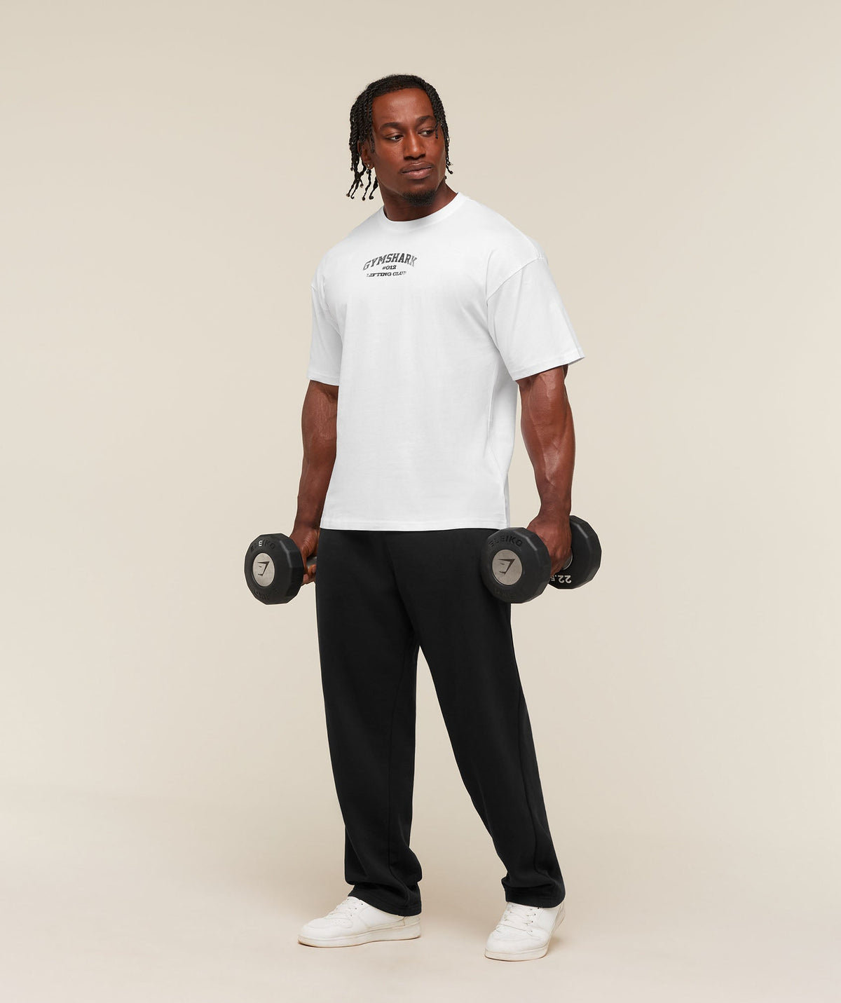 Faded Collegiate Graphic T-Shirt - White — imagem 6