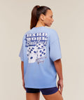 Hard Work Dice Graphic Short Sleeve T-Shirt - Steady Purple/Wash — imagem 1