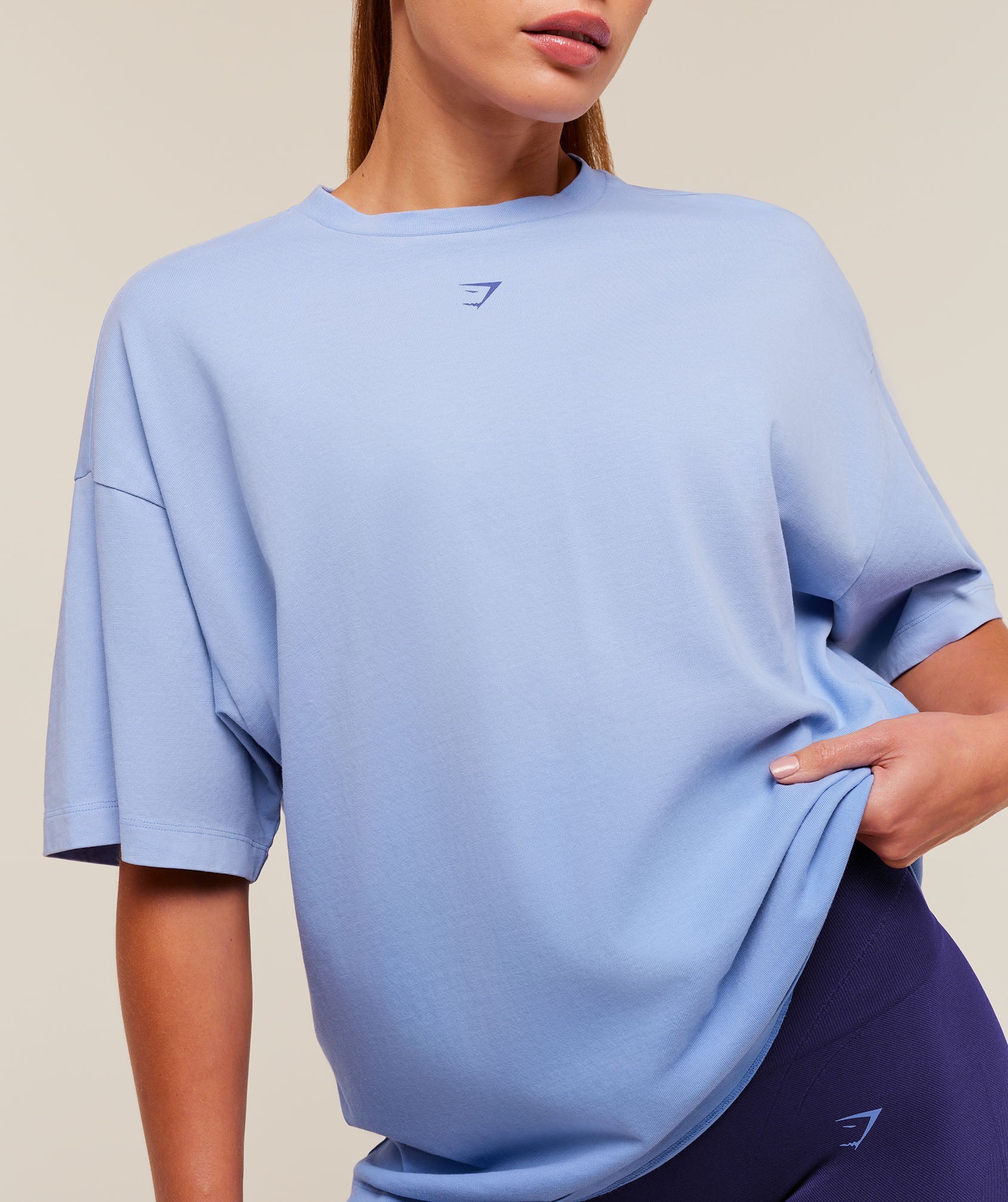 Hard Work Dice Graphic Short Sleeve T-Shirt - Steady Purple/Wash — imagem 5