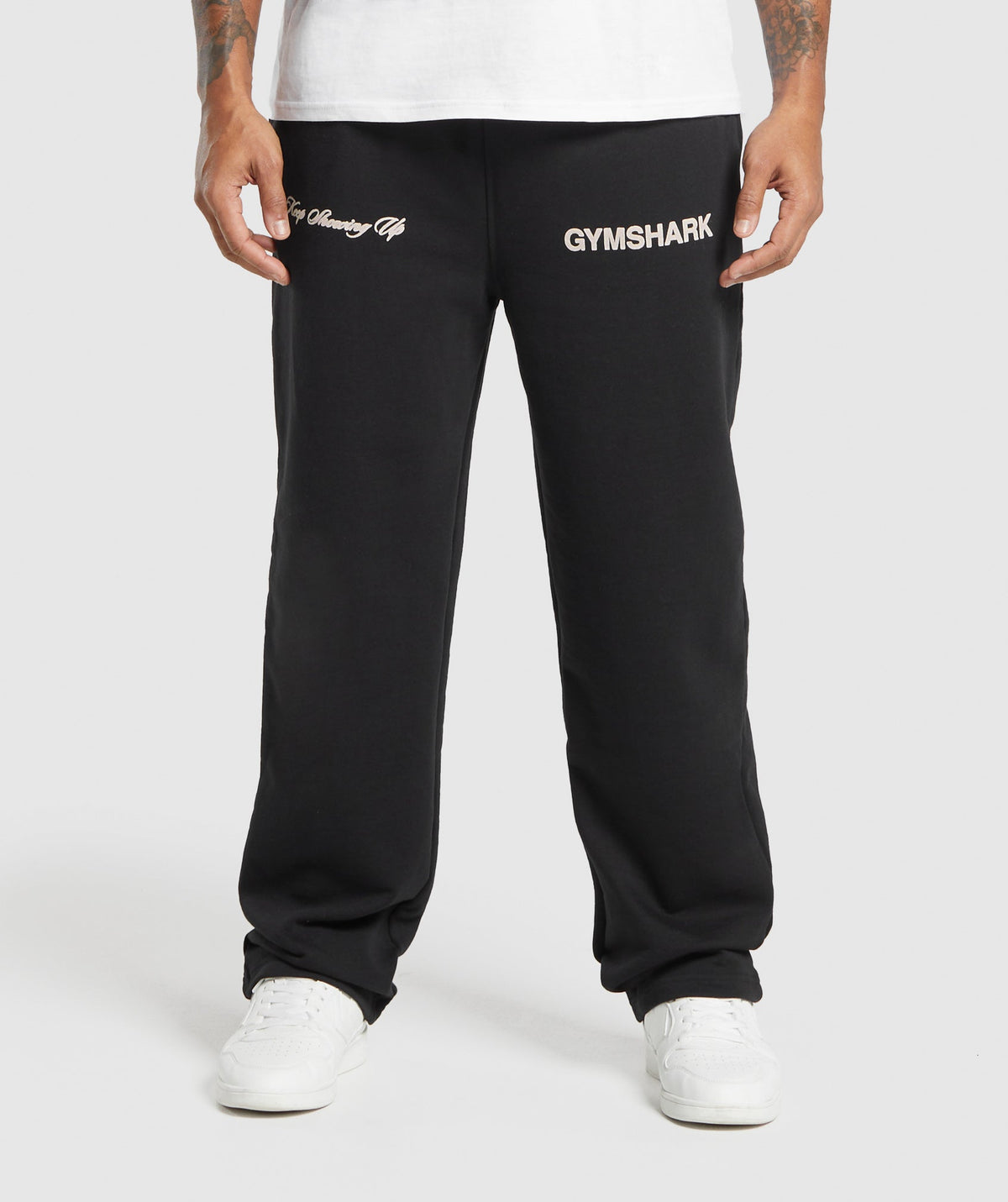 EST 2012 Straight Leg Joggers - Black — imagem 1