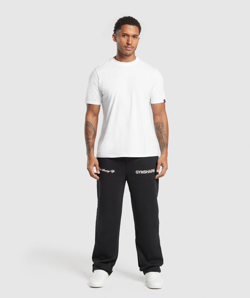 EST 2012 Straight Leg Joggers - Black — imagem 4