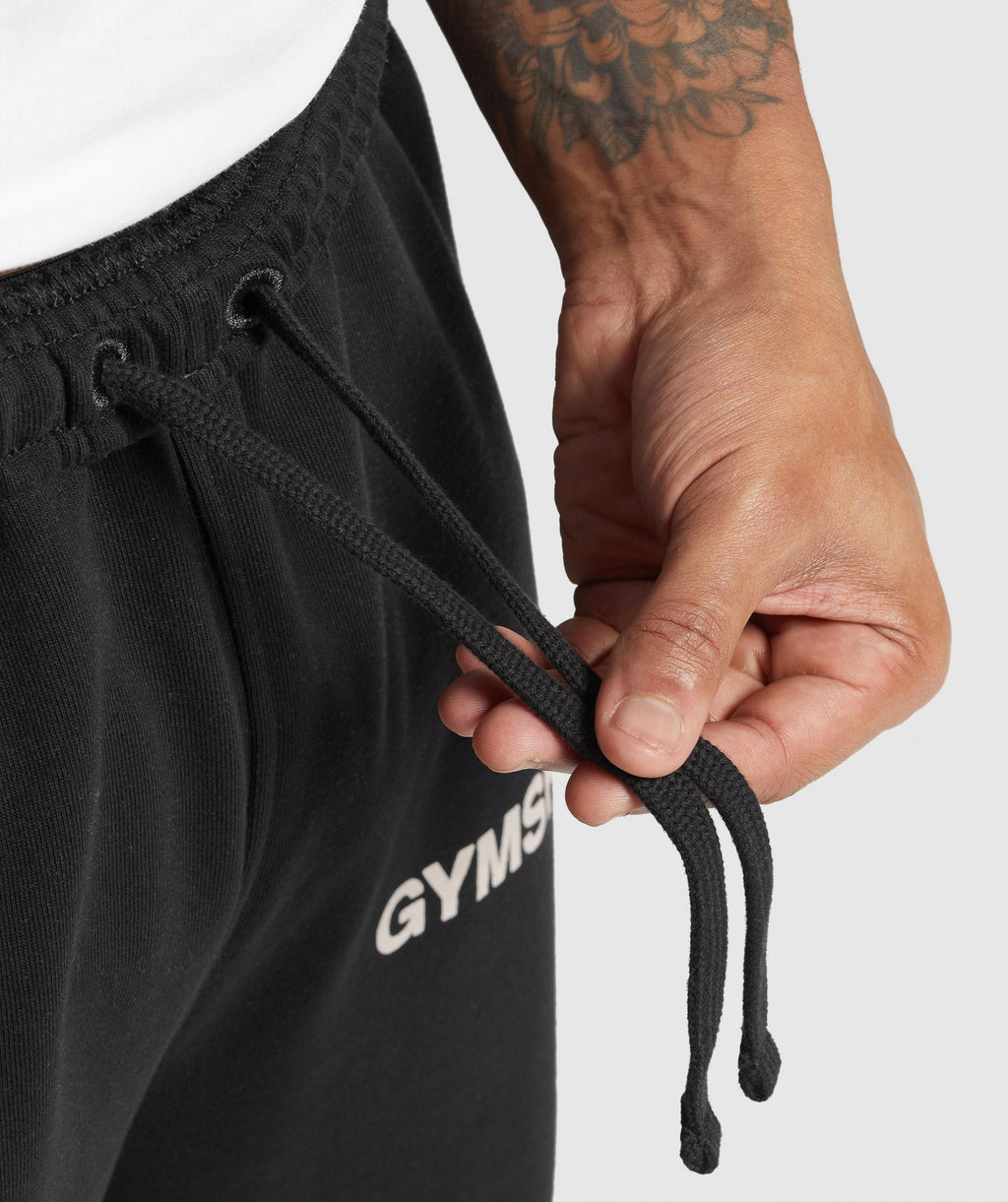 EST 2012 Straight Leg Joggers - Black — imagem 8