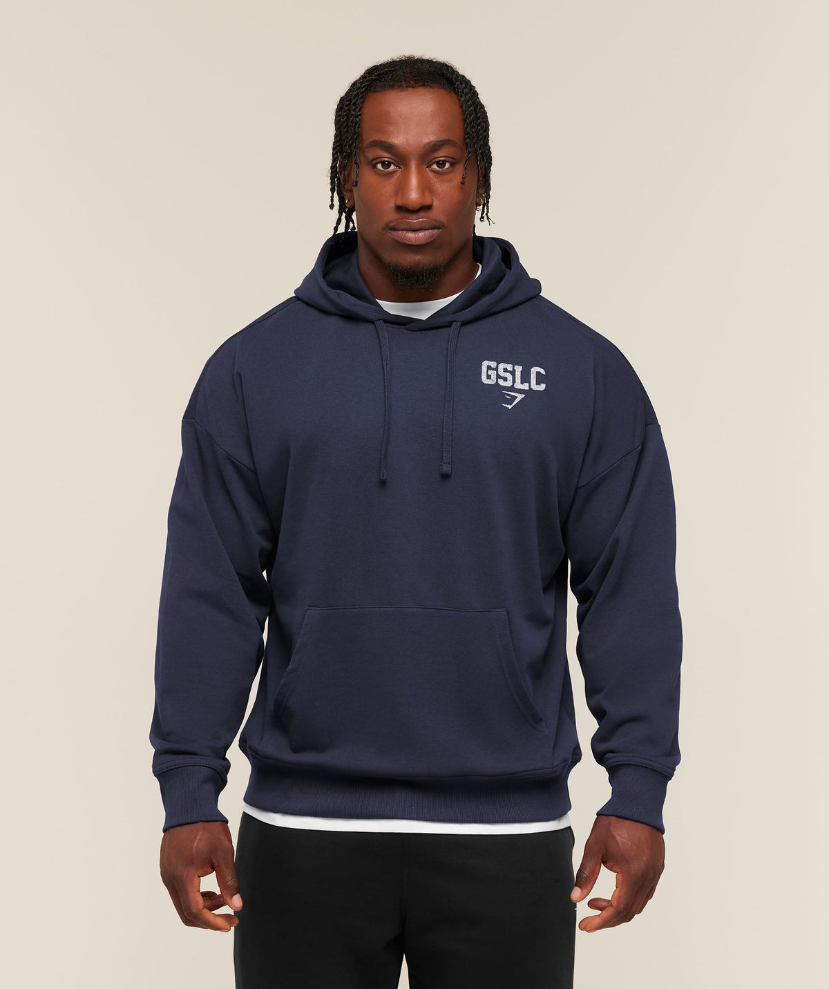 Faded Collegiate Graphic Hoodie - Heavy Blue — imagem 2