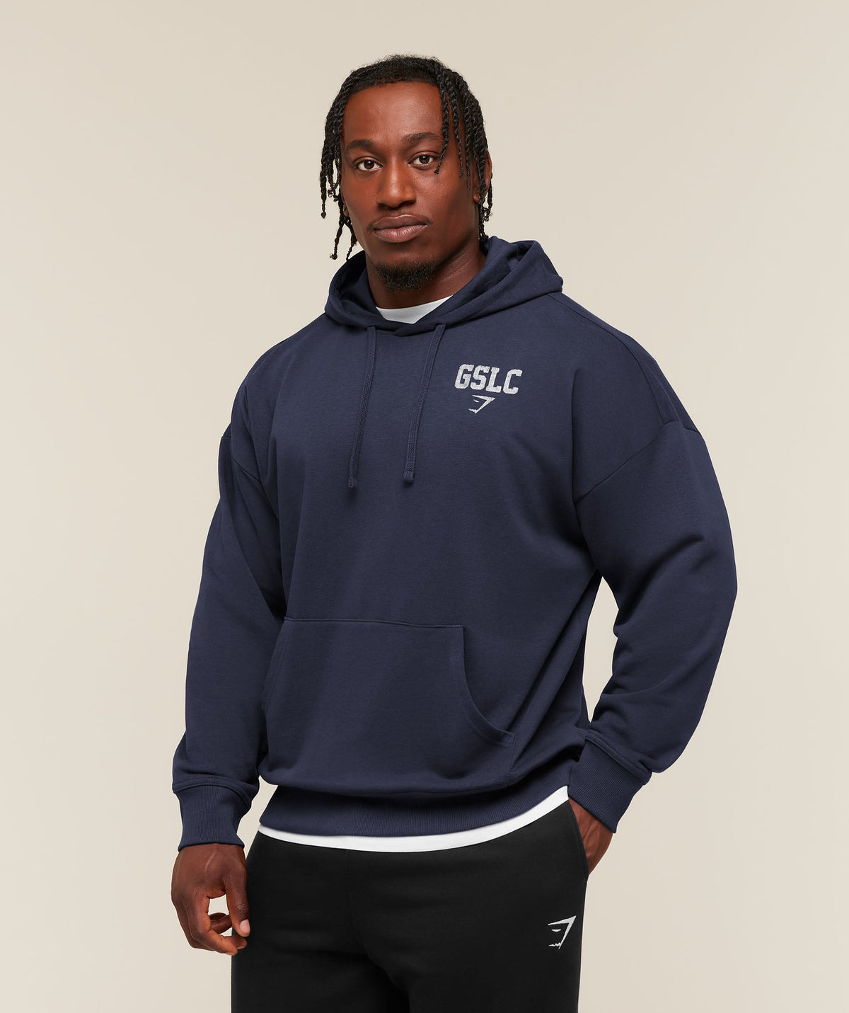 Faded Collegiate Graphic Hoodie - Heavy Blue — imagem 3