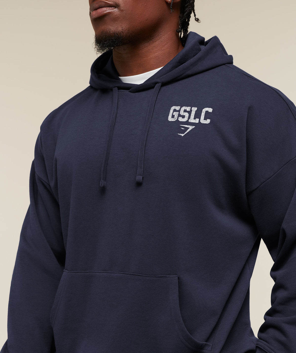 Faded Collegiate Graphic Hoodie - Heavy Blue — imagem 4