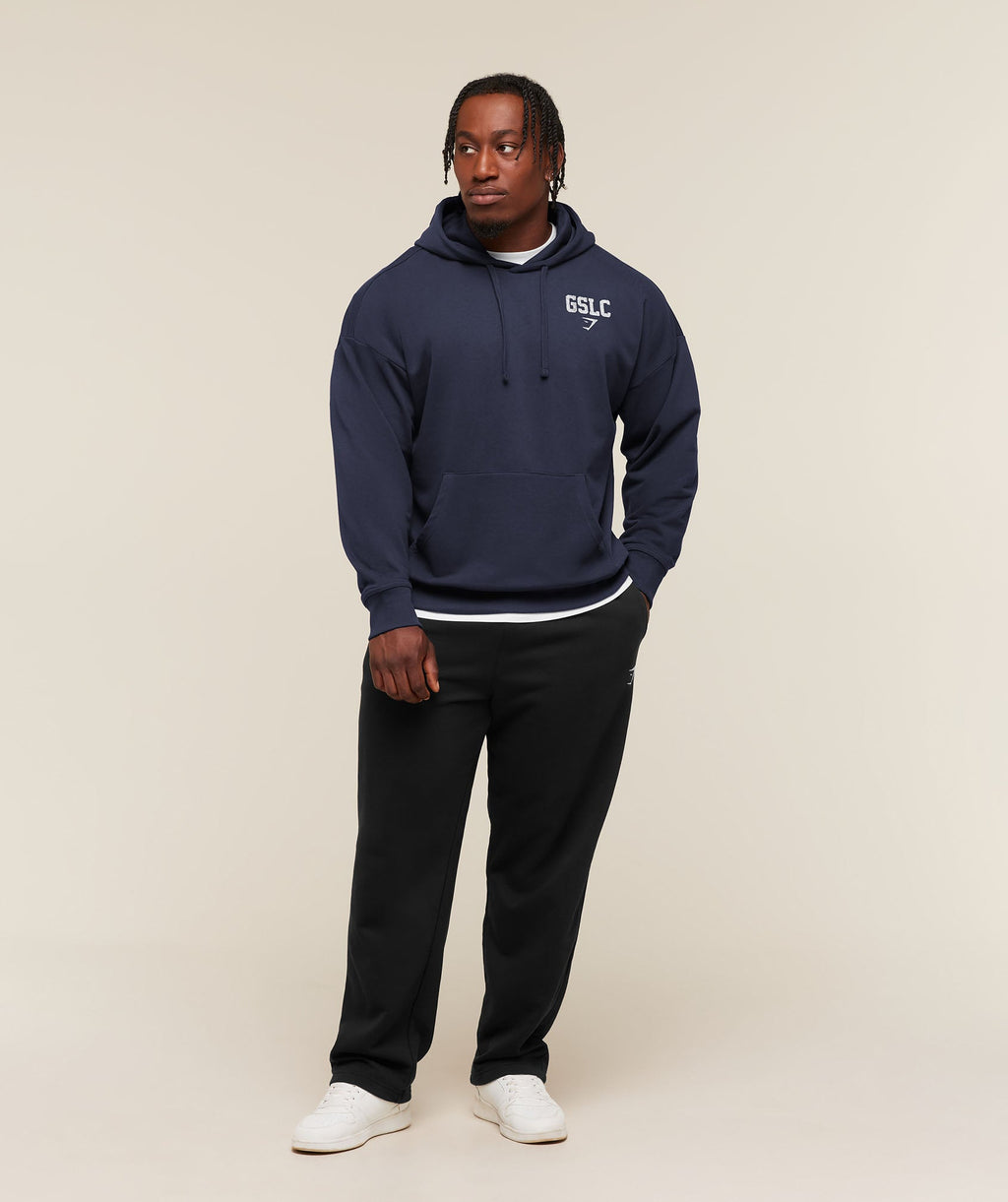 Faded Collegiate Graphic Hoodie - Heavy Blue — imagem 6