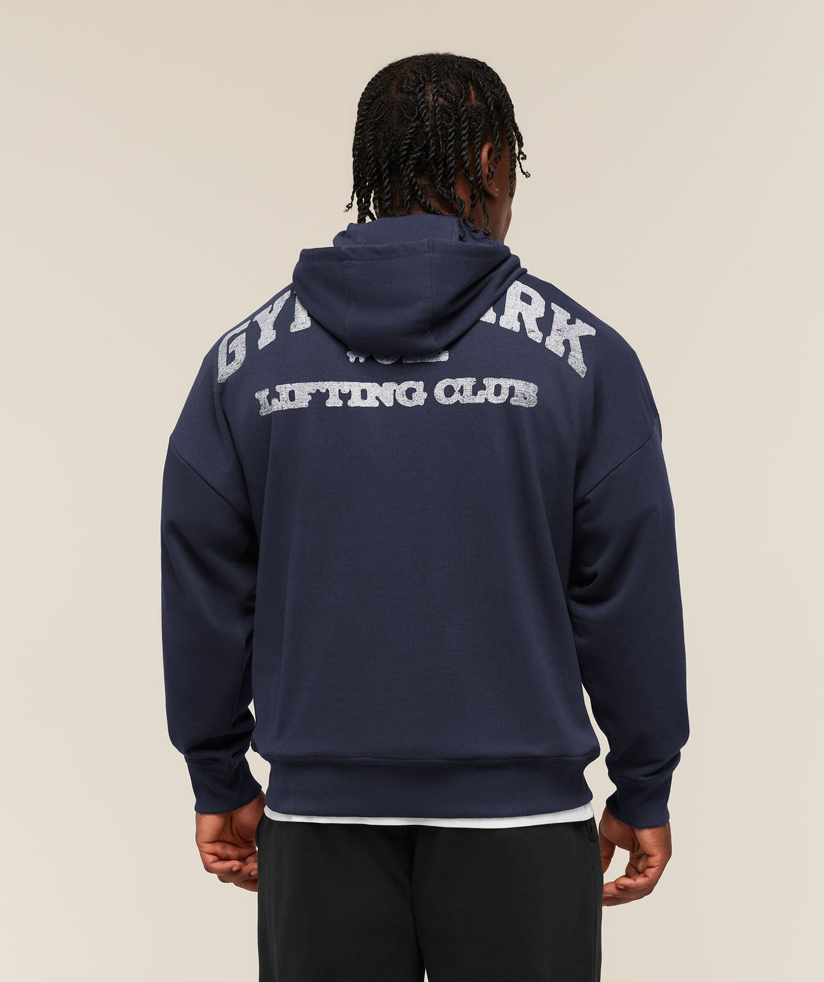 Faded Collegiate Graphic Hoodie - Heavy Blue — imagem 1