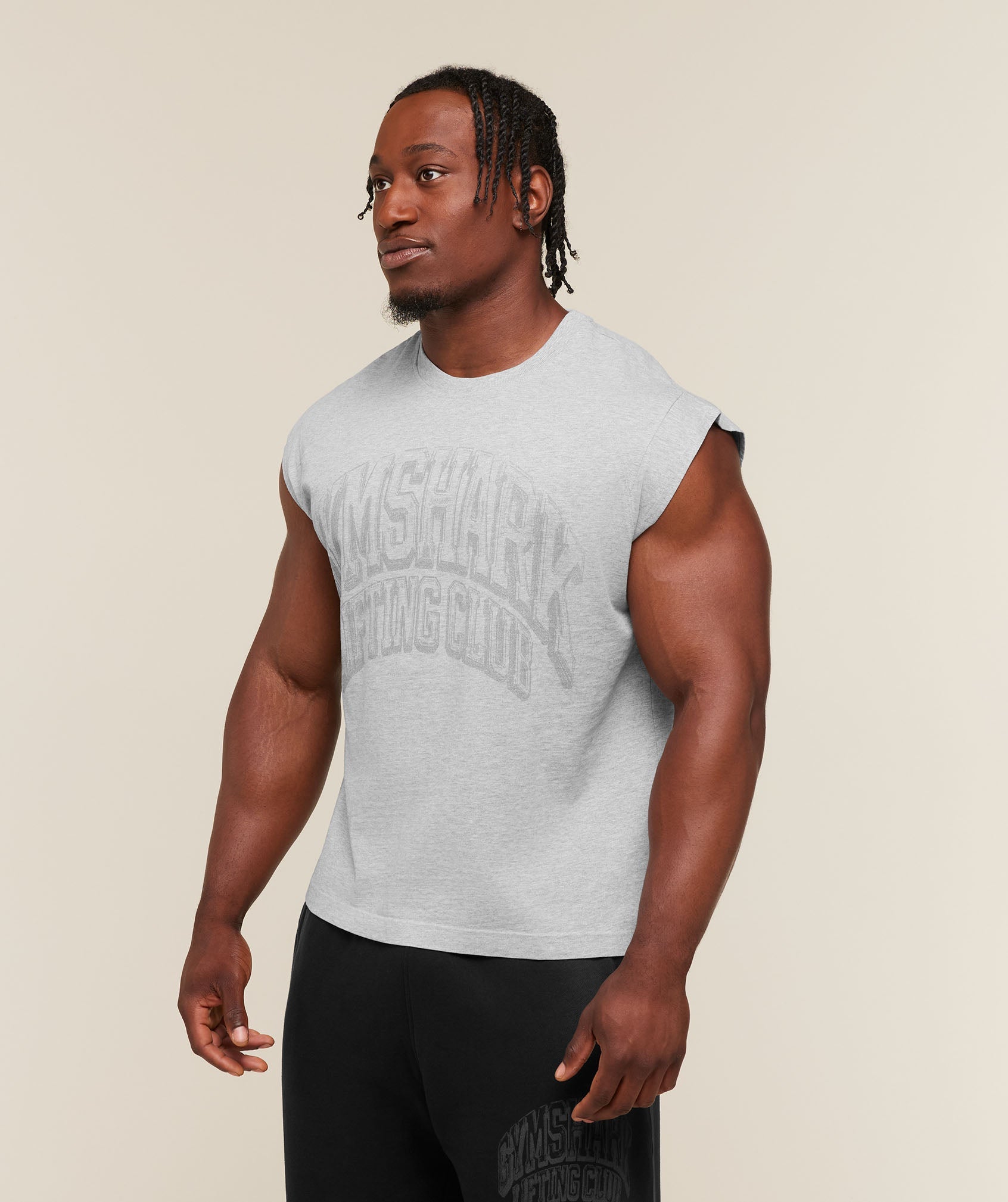 GSLC Cut off tank - Bros Soft Grey Marl — imagem 3