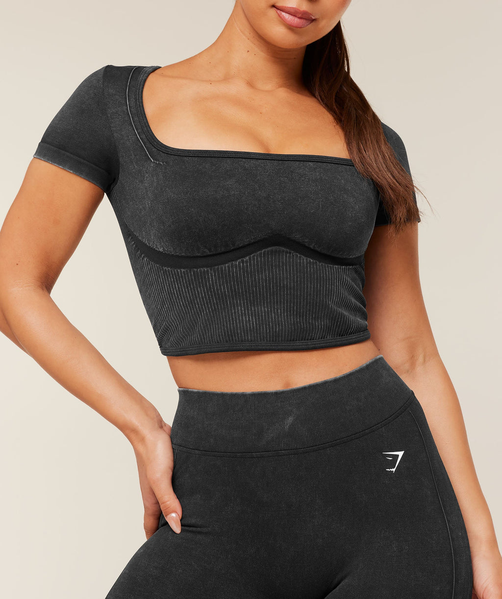 Gymshark x Bratz Crop Top - Black/Wash — imagem 7