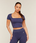 Gymshark x Bratz Crop Top - Indigo Purple/Wash — imagem 1