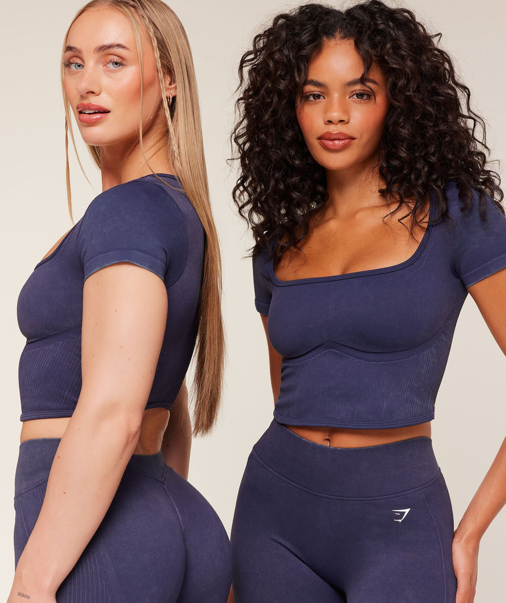 Gymshark x Bratz Crop Top - Indigo Purple/Wash — imagem 6