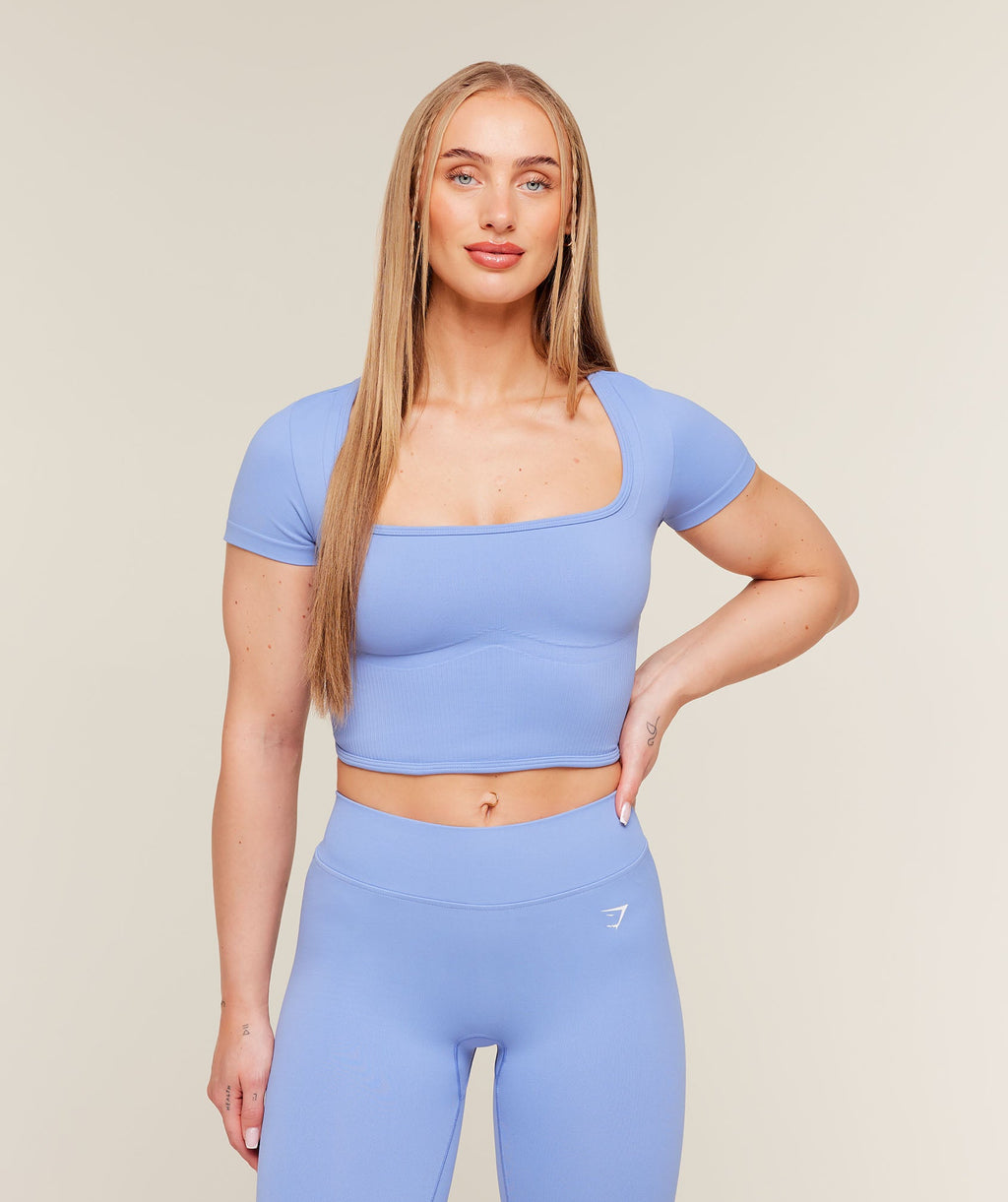 Gymshark x Bratz Crop Top - Steady Purple — imagem 1