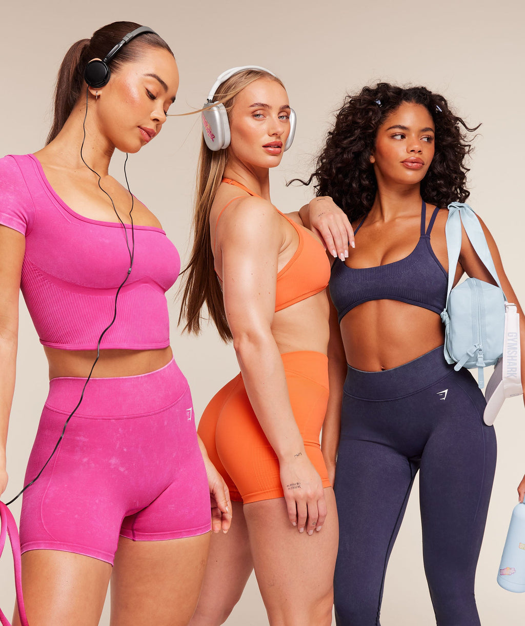 Gymshark x Bratz Crop Top - Super-Set Pink/Wash — imagem 9