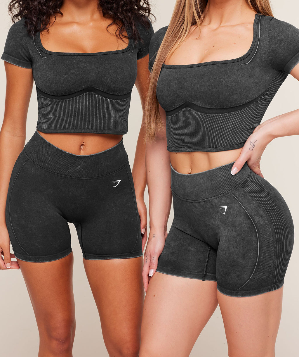 Gymshark x Bratz Shorts - Black/Wash — imagem 8