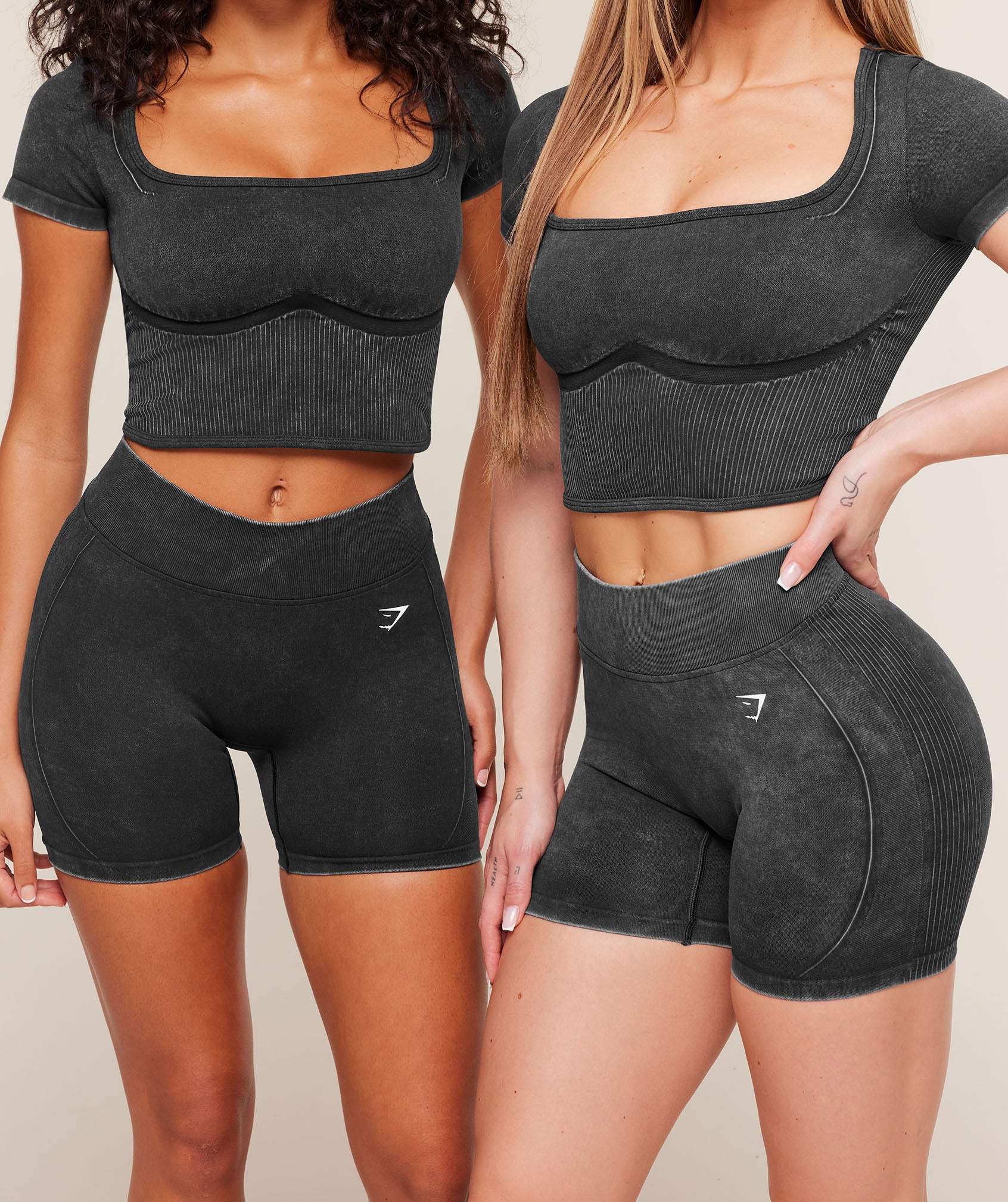 Gymshark x Bratz Shorts - Black/Wash — imagem 8