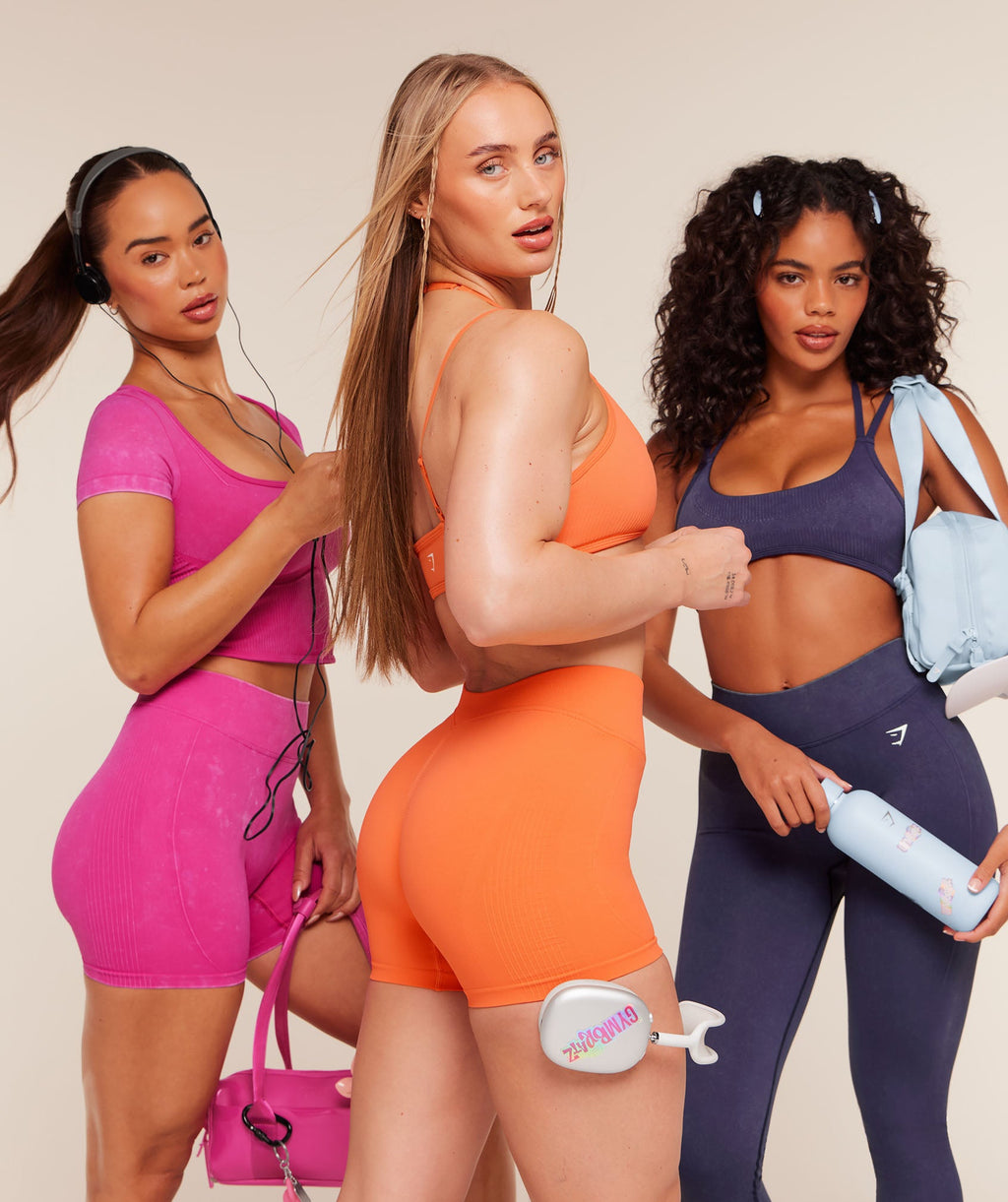 Gymshark x Bratz Shorts - Dayglow Peach — imagem 8