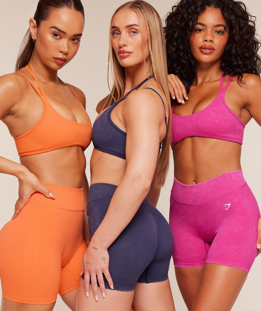 Gymshark x Bratz Shorts - Indigo Purple/Wash — imagem 8