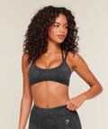 Gymshark x Bratz Light Support Sports Bra - Black/Wash — imagem 1