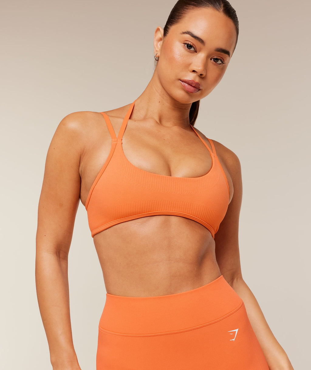 Gymshark x Bratz Light Support Sports Bra - Dayglow Peach — imagem 7