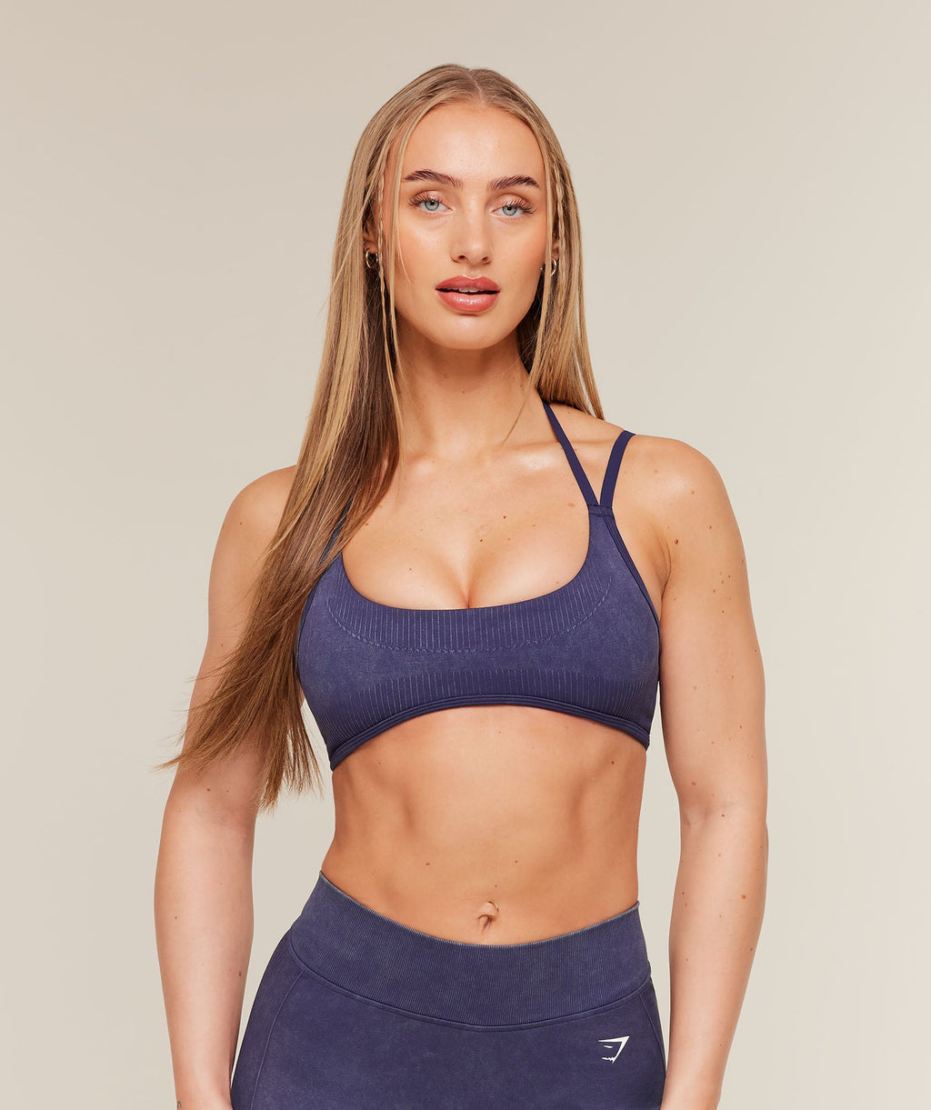 Gymshark x Bratz Light Support Sports Bra - Indigo Purple/Wash — imagem 1