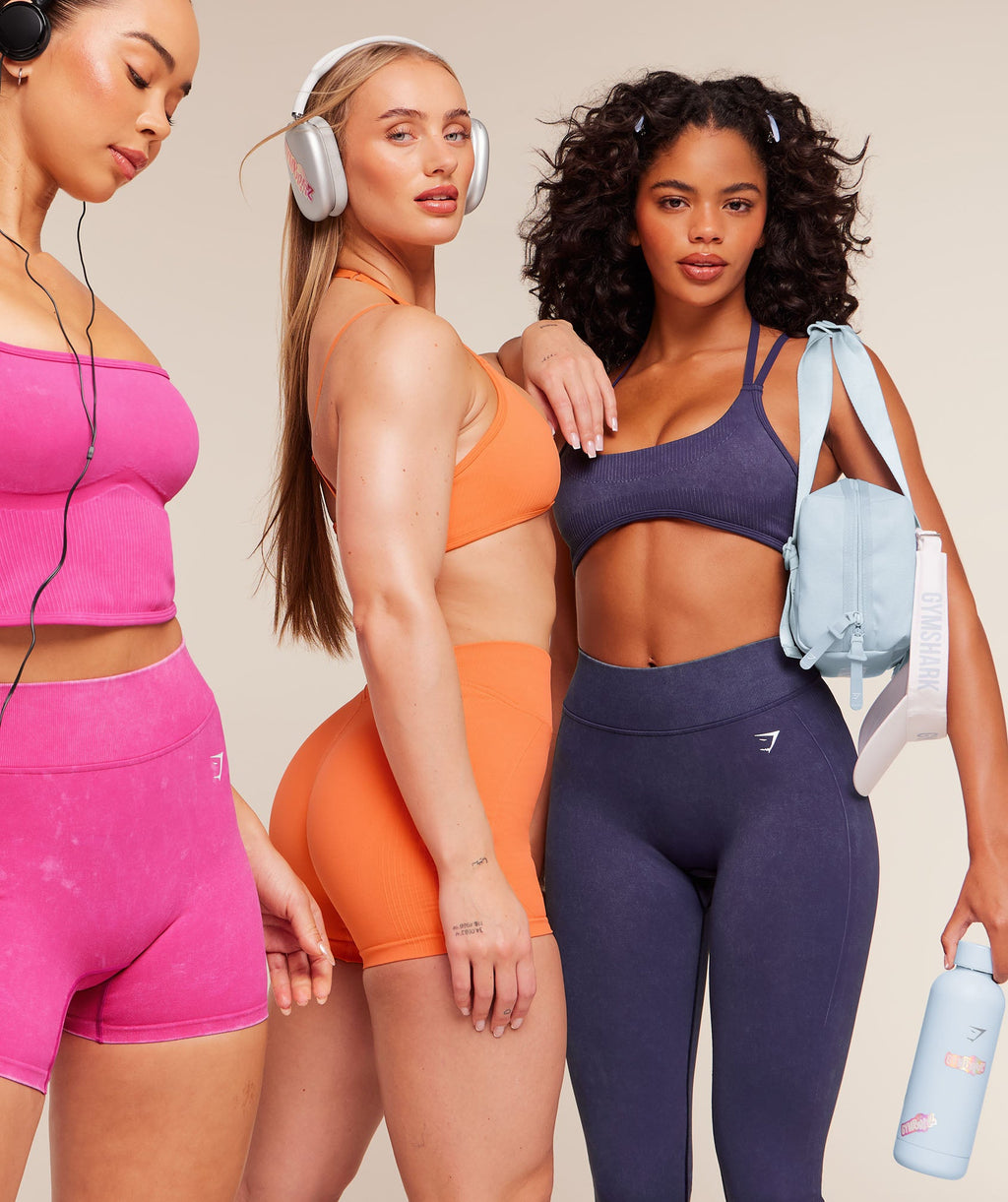 Gymshark x Bratz Light Support Sports Bra - Indigo Purple/Wash — imagem 6