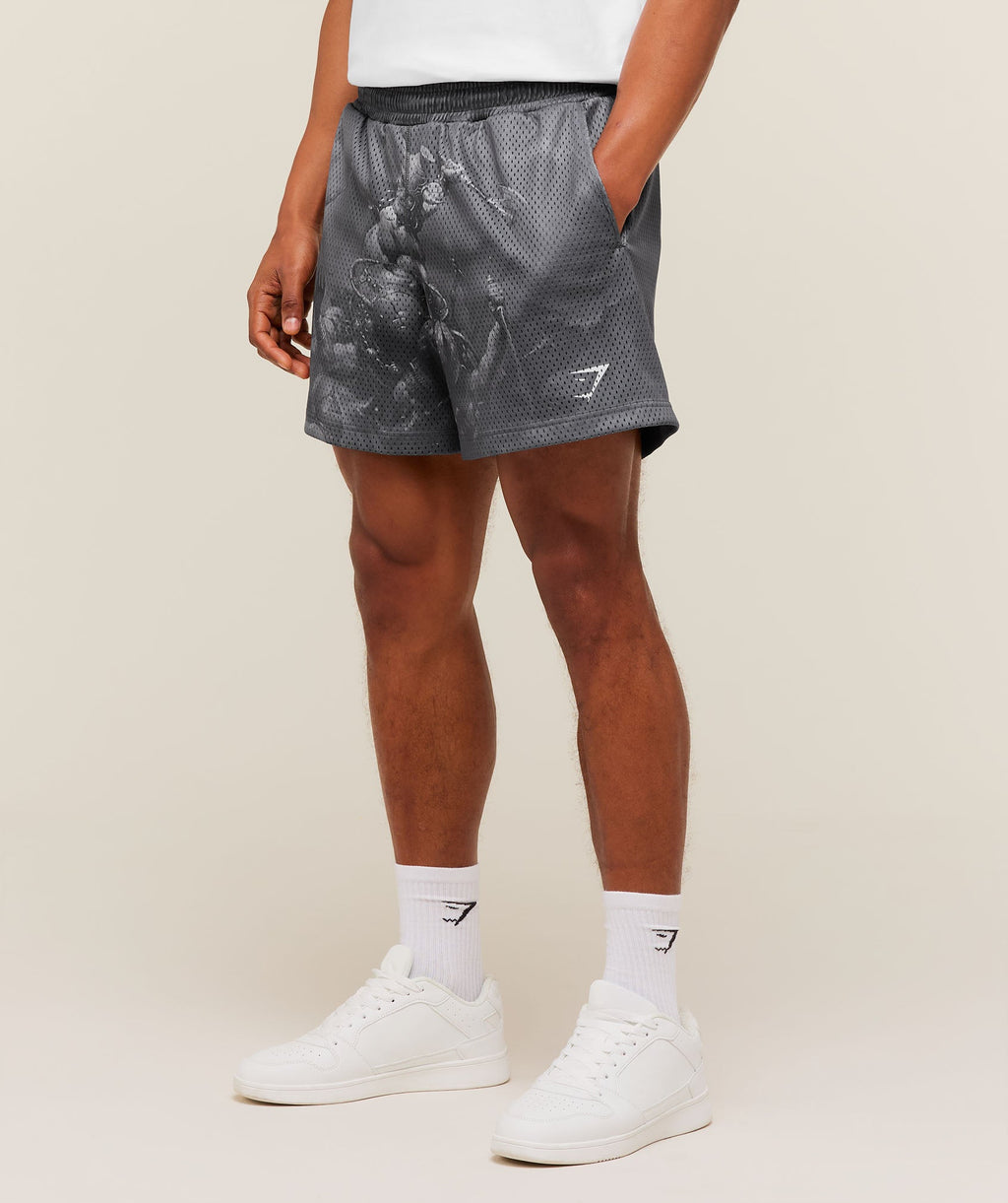 Gymshark x Frazetta Power Shorts - Onyx Grey — imagem 3
