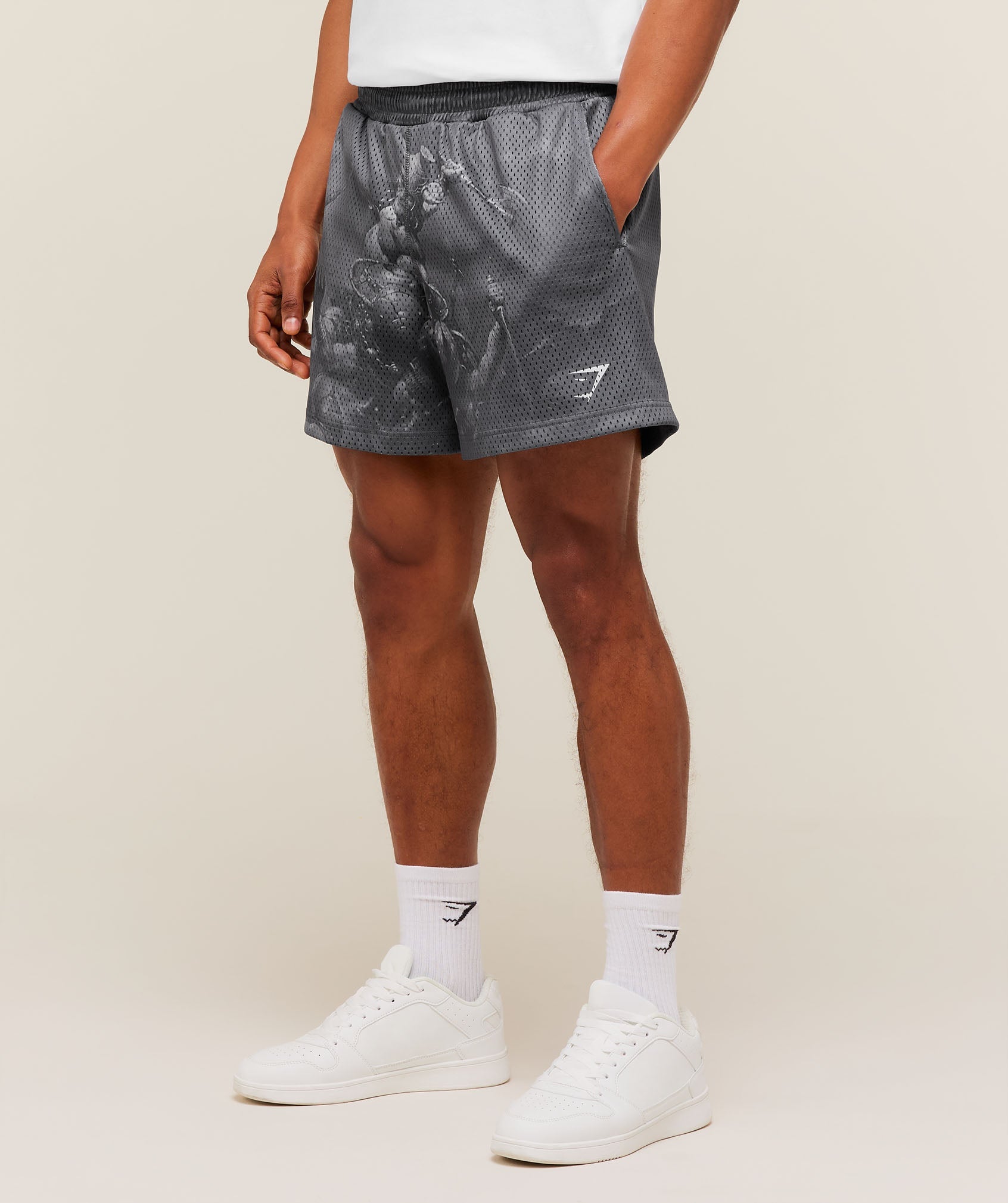 Gymshark x Frazetta Power Shorts - Onyx Grey — imagem 3