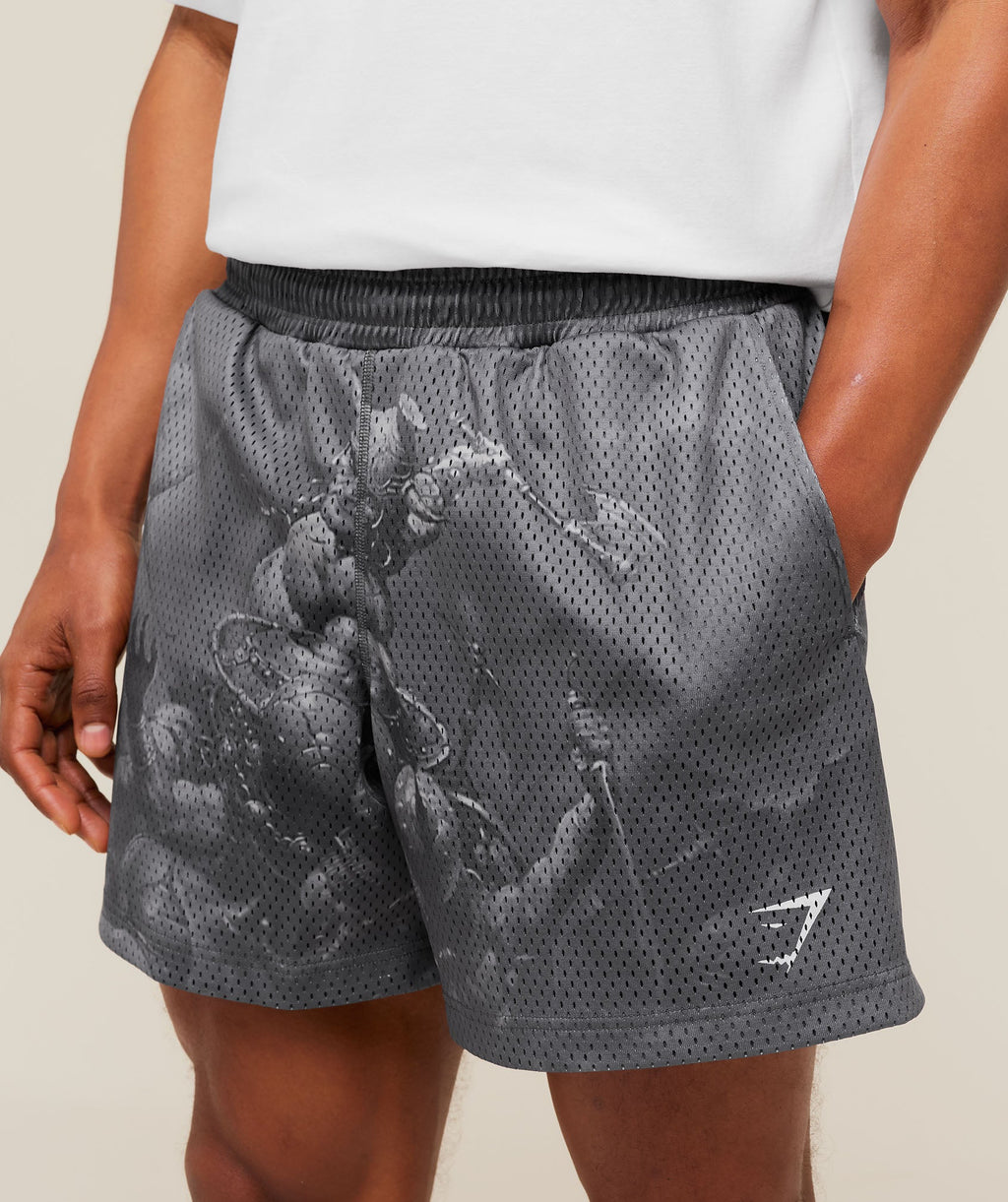 Gymshark x Frazetta Power Shorts - Onyx Grey — imagem 5
