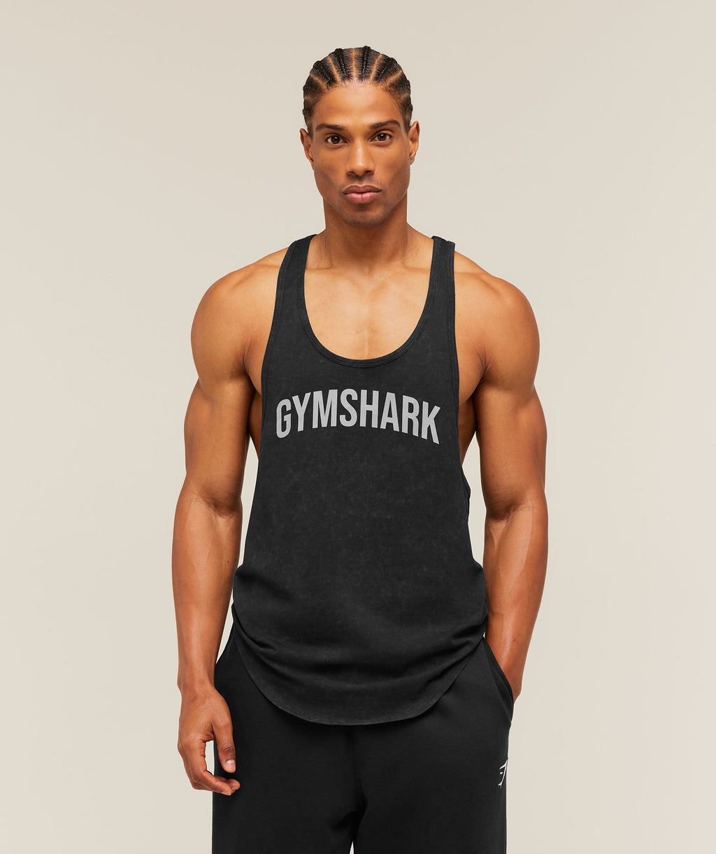 Gymshark x Frazetta Power Stringer - Black — imagem 2