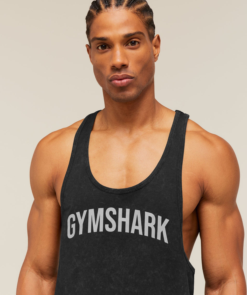 Gymshark x Frazetta Power Stringer - Black — imagem 5