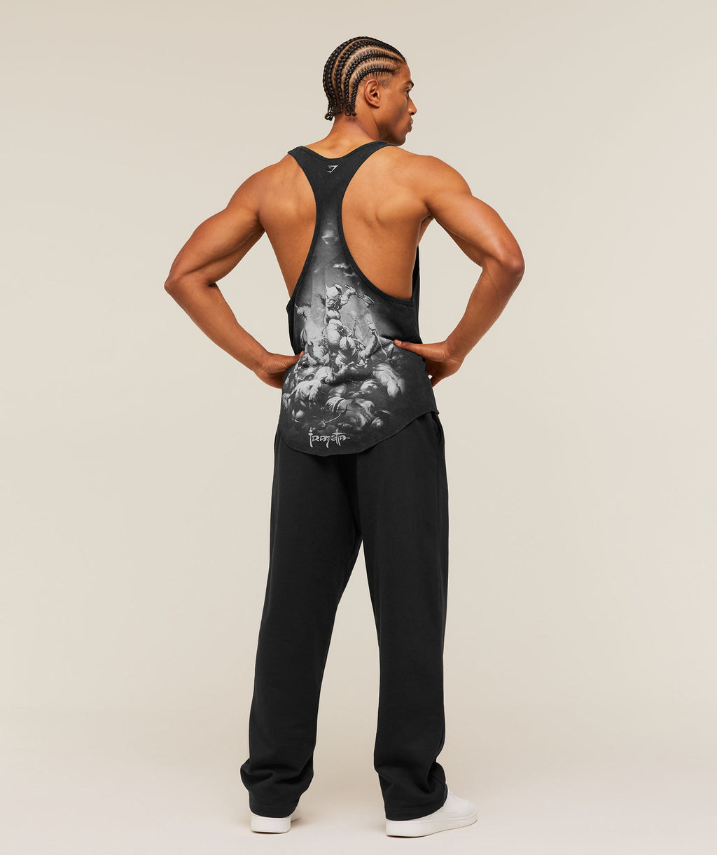 Gymshark x Frazetta Power Stringer - Black — imagem 4