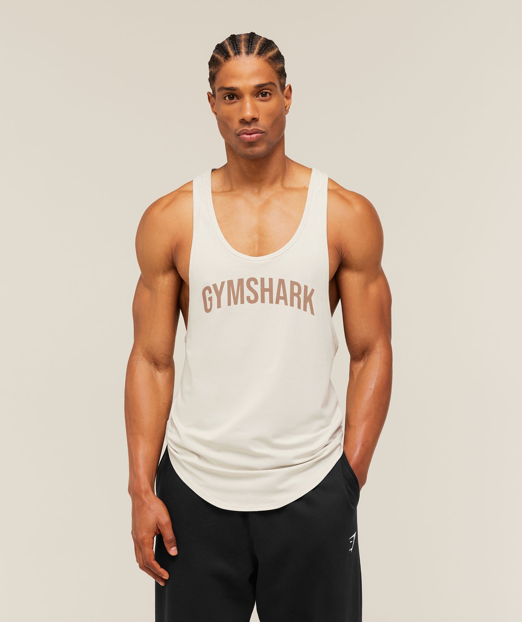 Gymshark x Frazetta Power Stringer - Tinted White — imagem 2